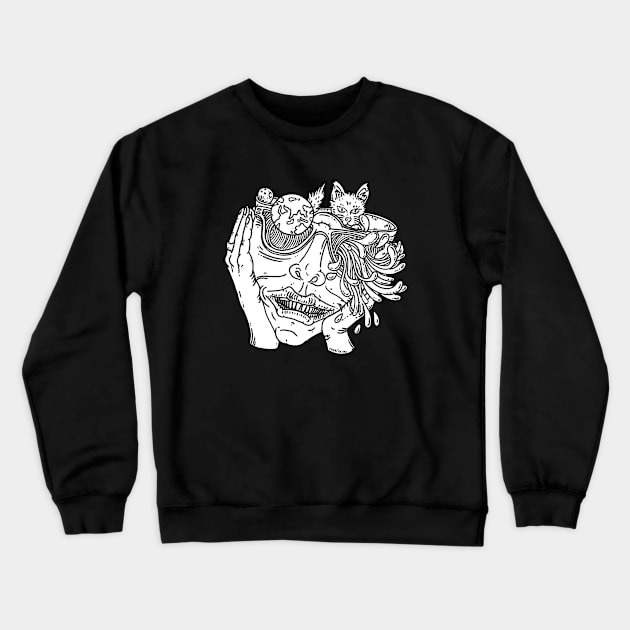 Out of Place - Inktober 19-18 Crewneck Sweatshirt by DVerissimo